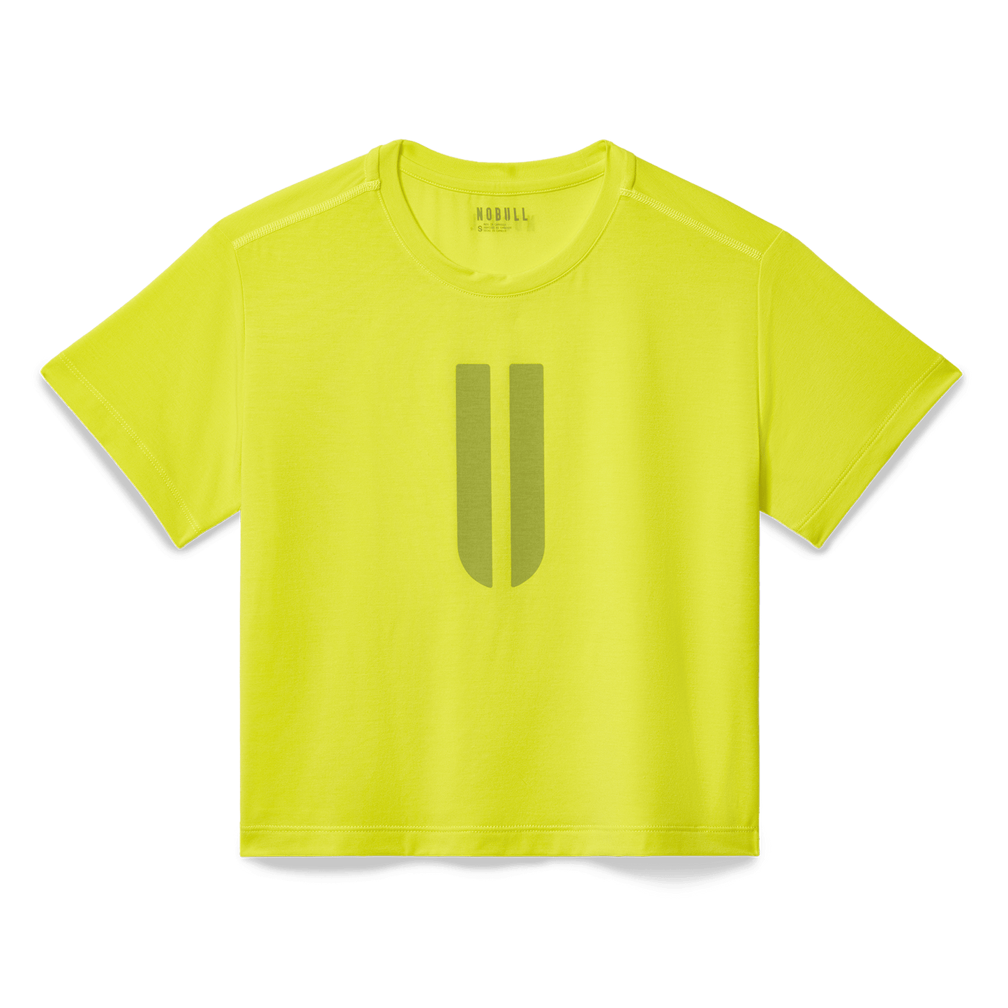 Women's Zest U Boxy Tee Flat Lay Angle.