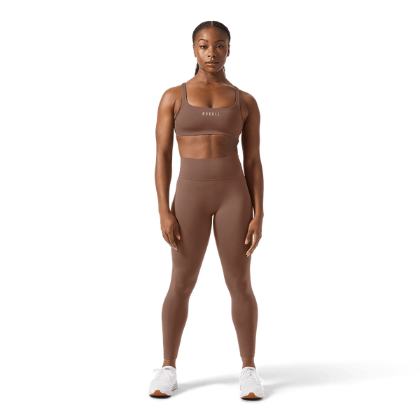 Women's Acorn U High-Rise Matte Tight 25" Front Full Body Angle.