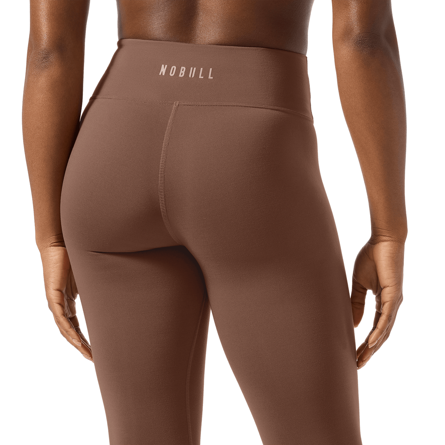 Women's Acorn U High-Rise Matte Tight 25" Back Detail Angle.