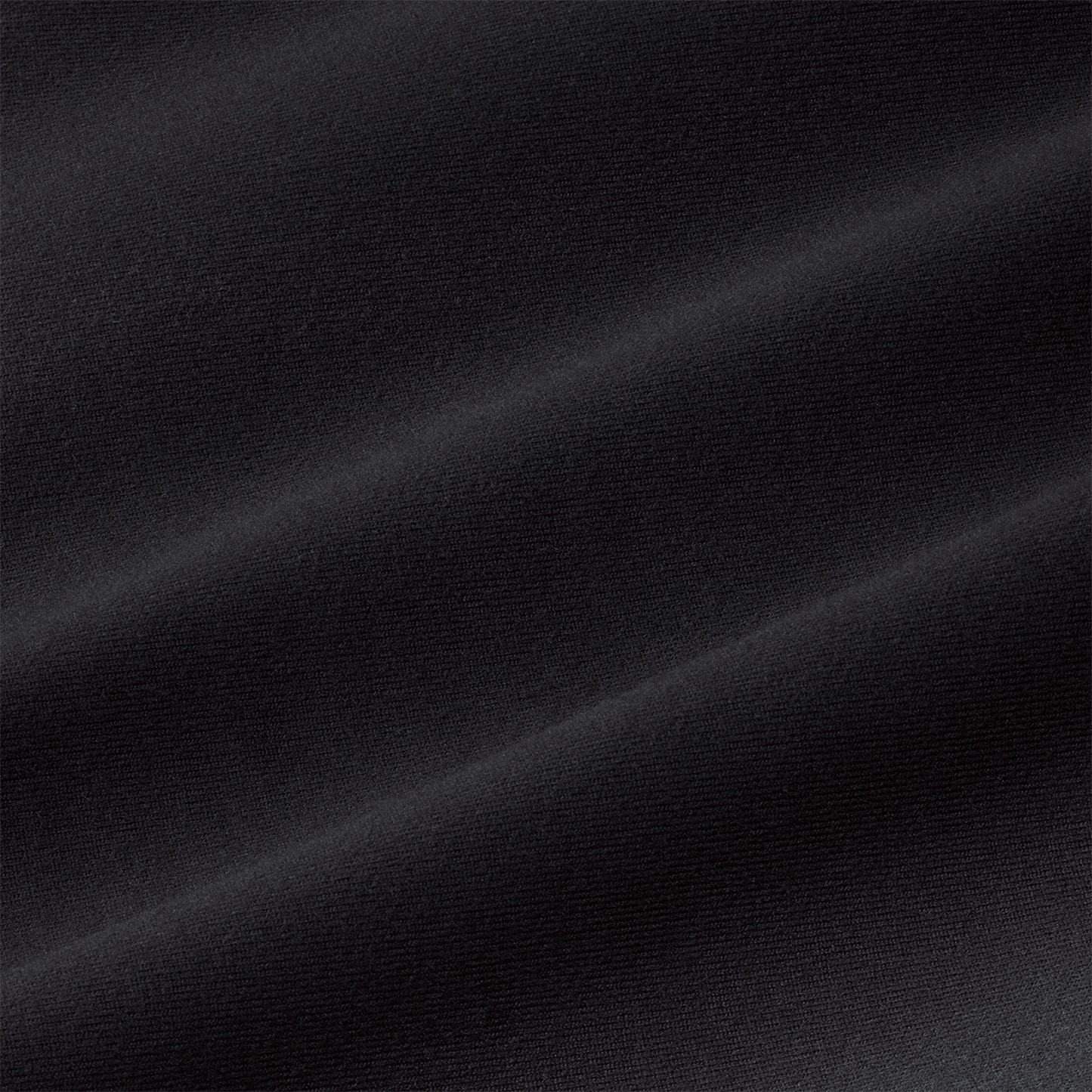 Women's Black U High-Rise Matte Tight 28" Macro Detail Angle.