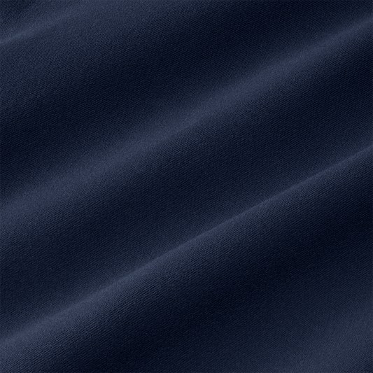 Women's Night Navy U High-Rise Matte Tight 28" Macro Fabric Detail Angle.
