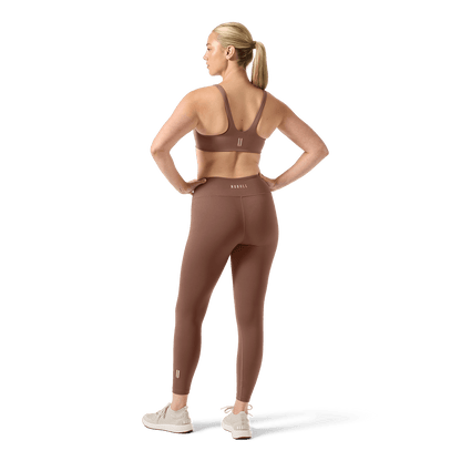 Women's Acorn U High-Rise Matte Tight 28" Back Full Body Angle.