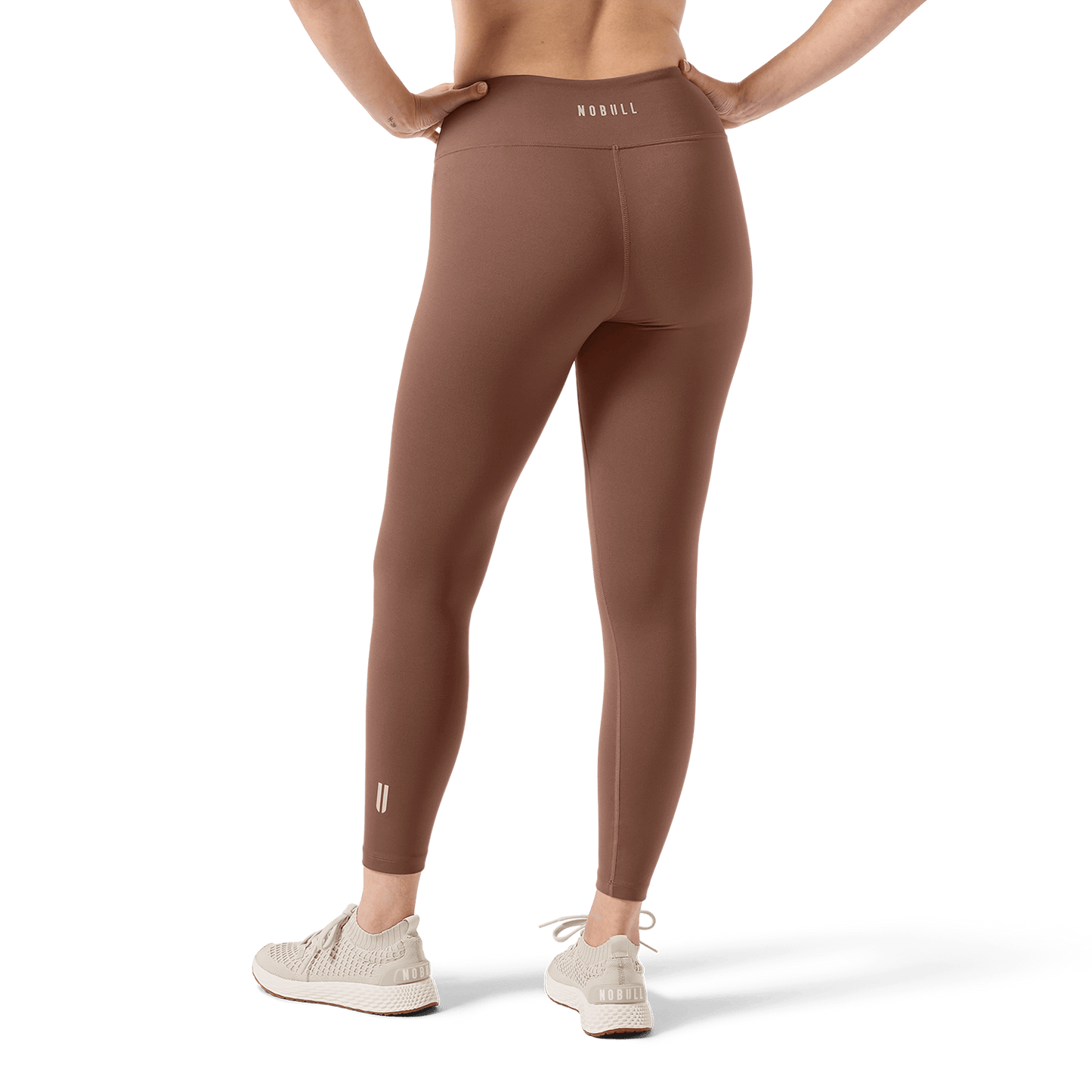 Women's Acorn U High-Rise Matte Tight 28" Back Lower Body Angle.