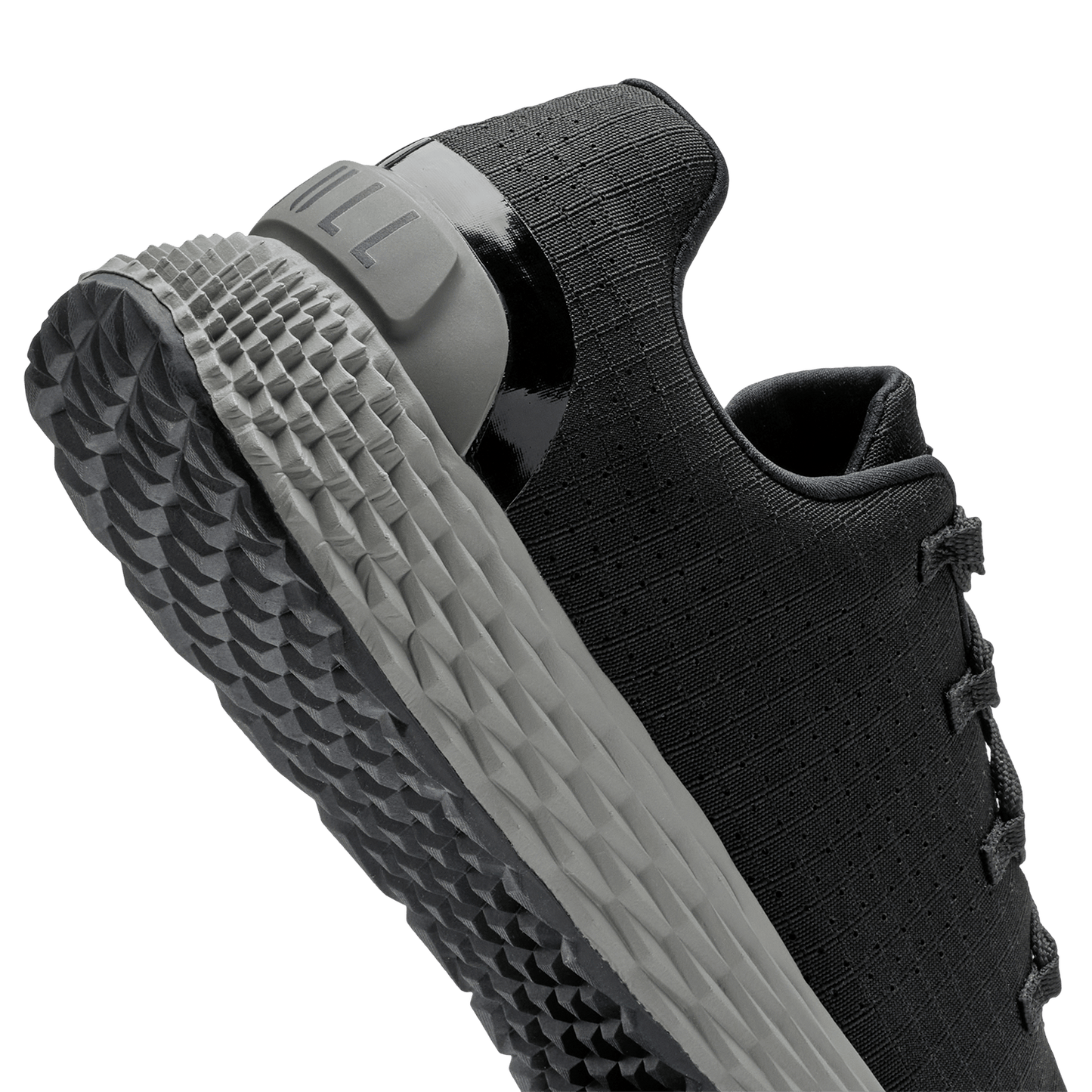 Jet Black Ash Allday 365 (Ripstop) Detail Angle.