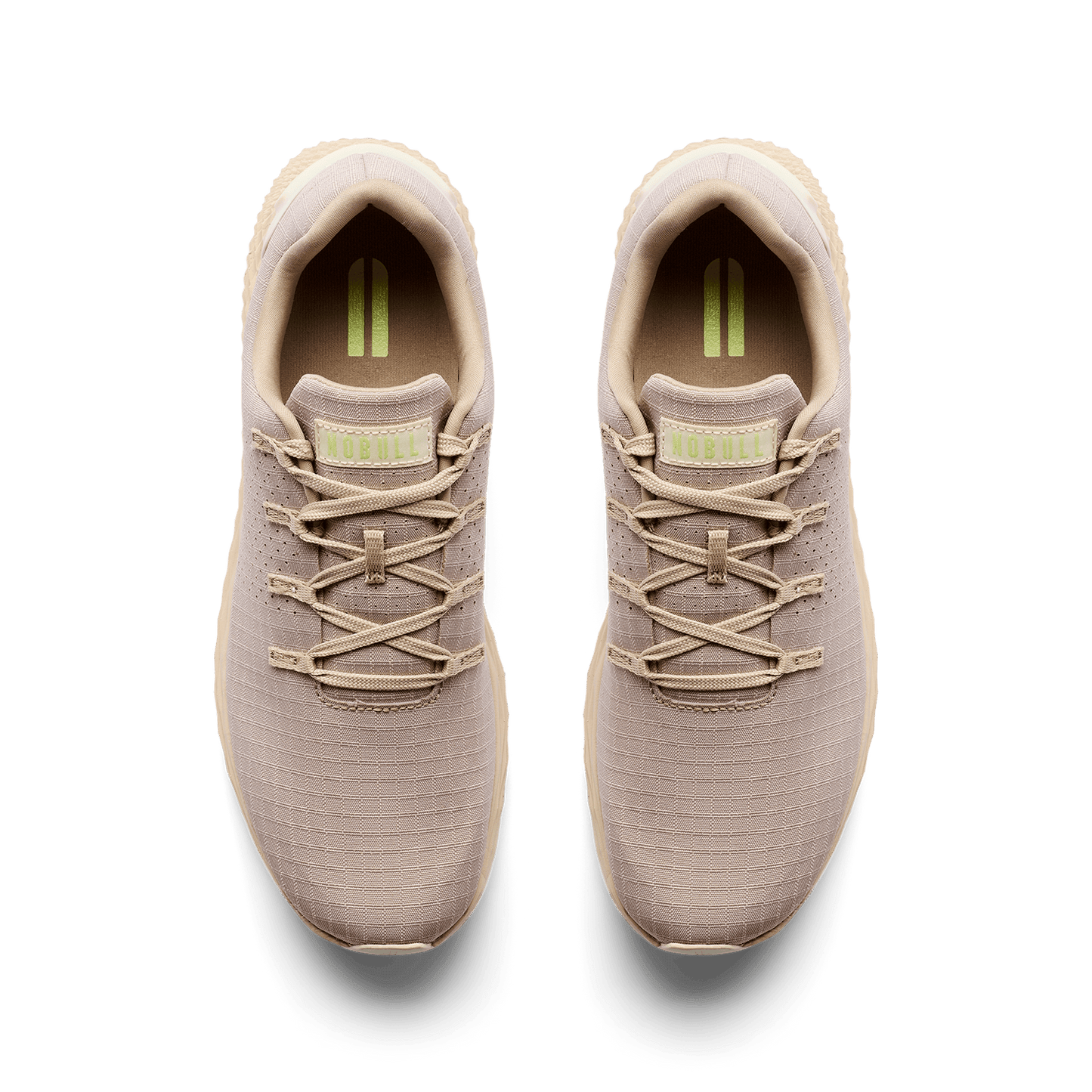 Taupe Allday 365 Shoe Overhead Angle.