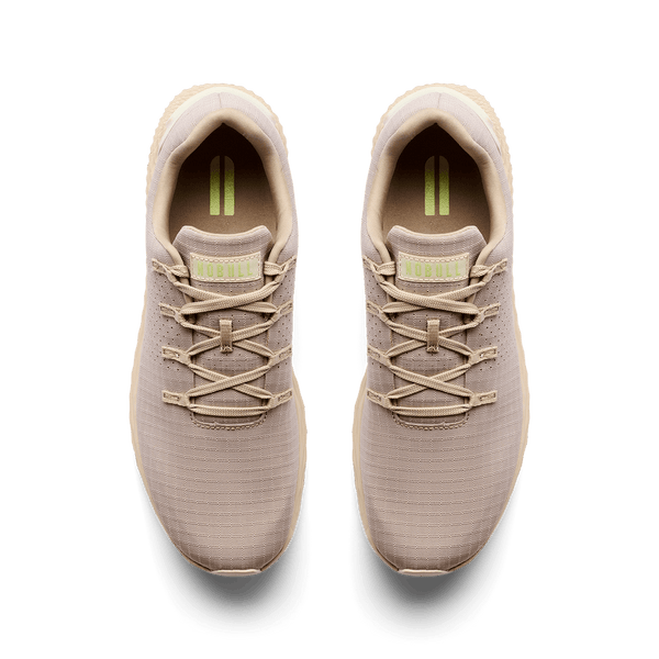 Taupe Allday 365 Shoe Overhead Angle.