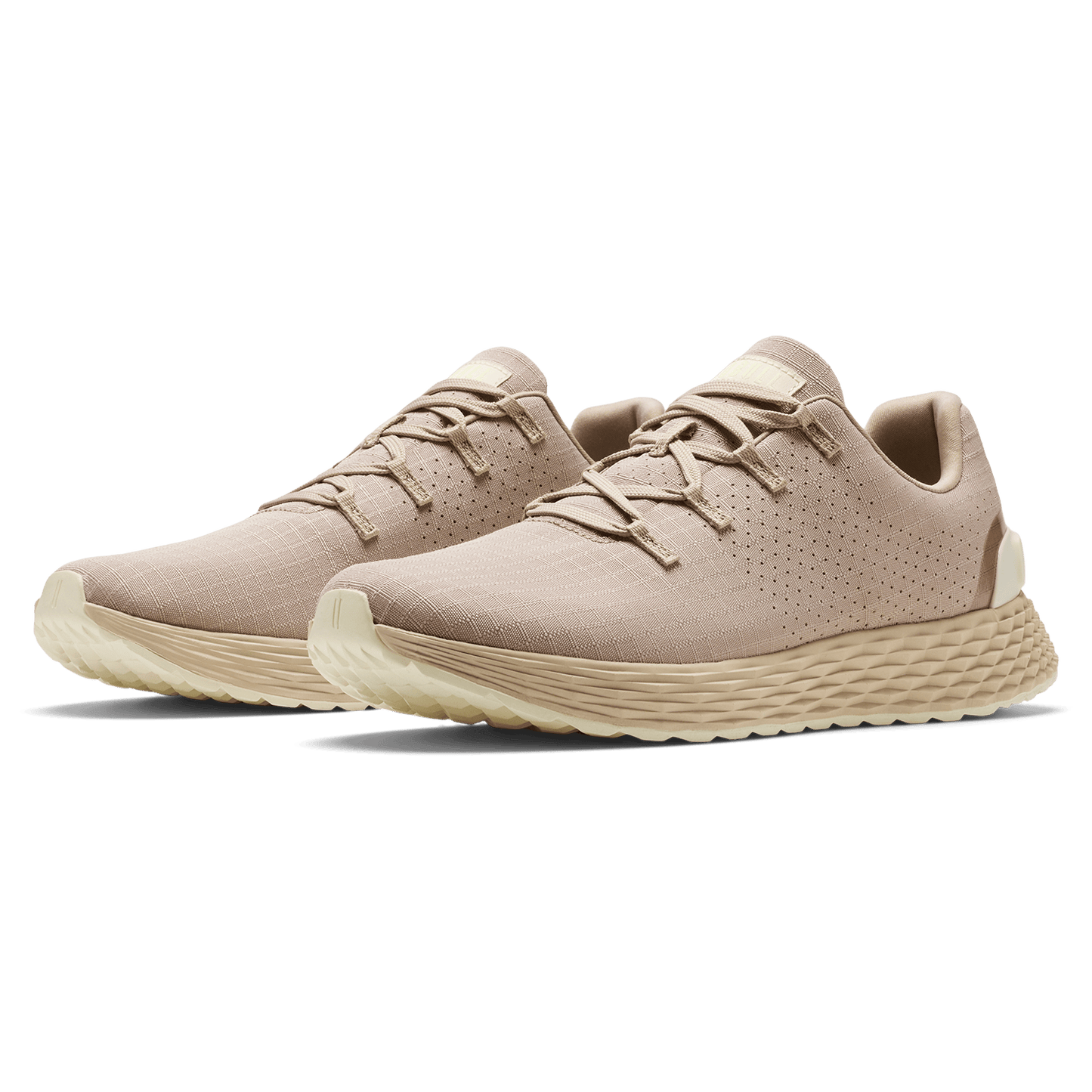 Taupe Allday 365 Shoe Quarter Angle.