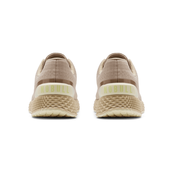 Taupe Allday 365 Shoe Back Angle.