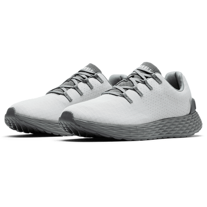 Light Gray Ash Allday 365 Shoe Front Side Angle.
