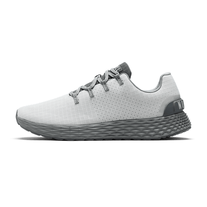 Light Gray Ash Allday 365 Shoe Side Angle.
