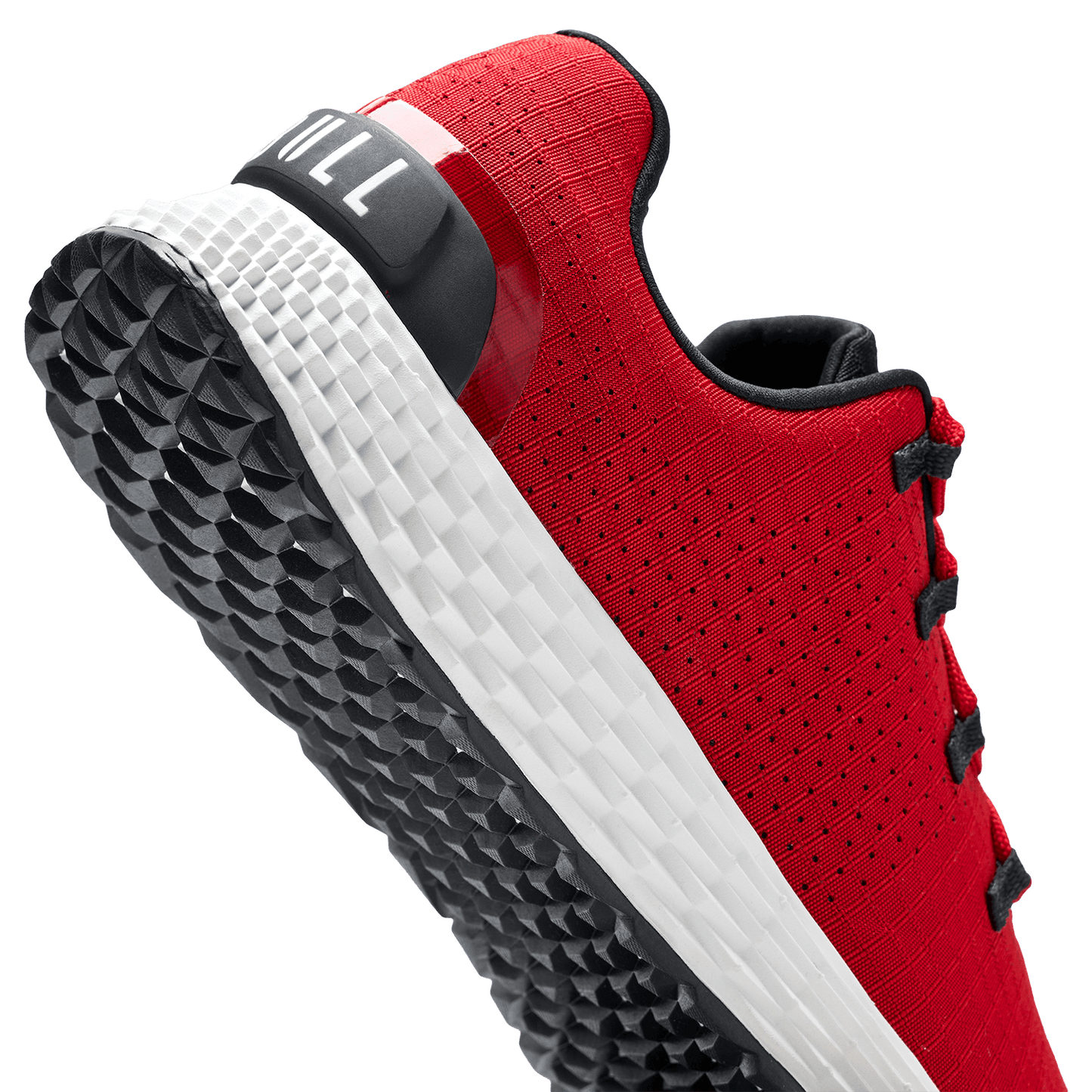 Equestrian Red Classic White Allday 365 Shoe Detail Angle.