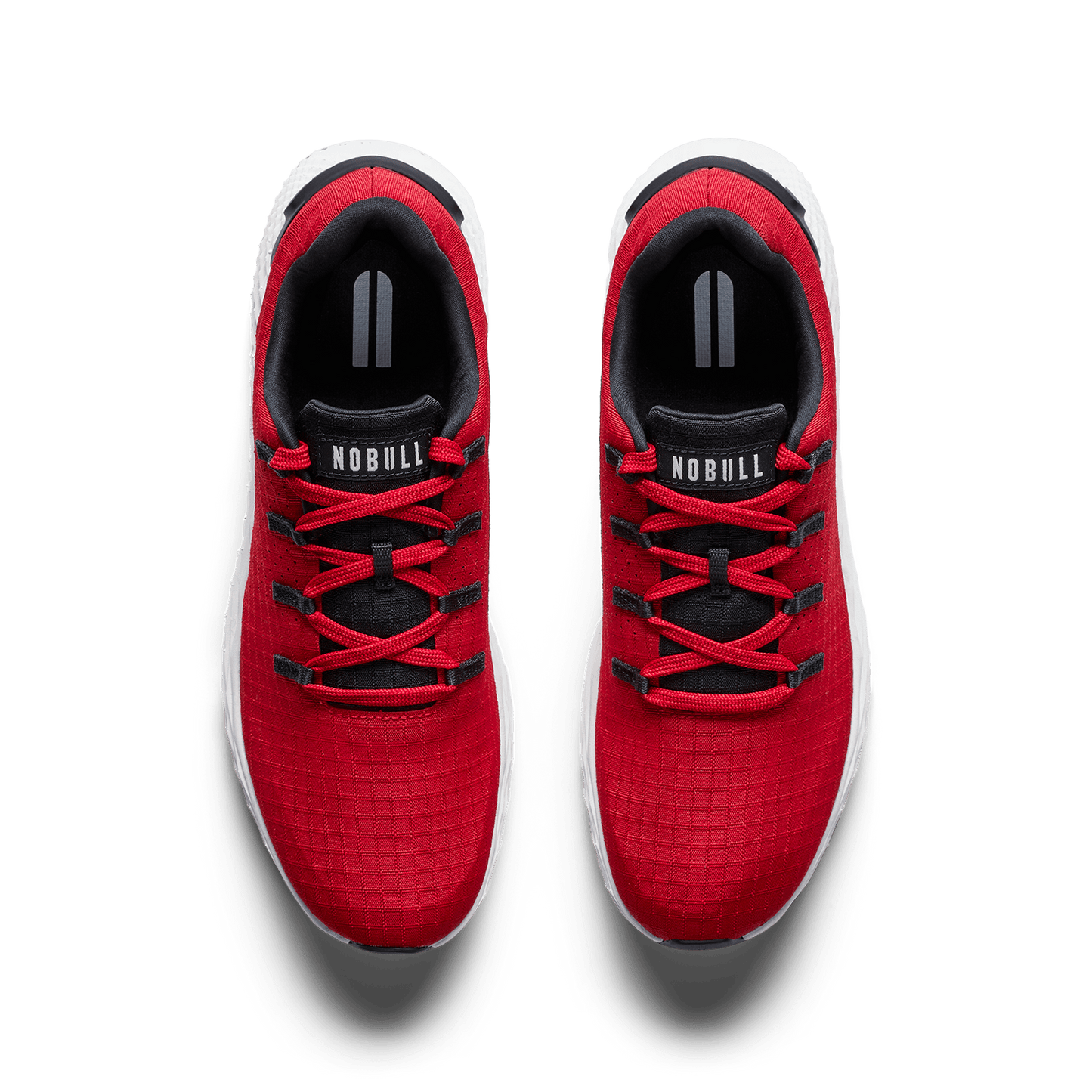 Equestrian Red Classic White Allday 365 Shoe Overhead Angle.