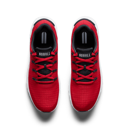 Equestrian Red Classic White Allday 365 Shoe Overhead Angle.