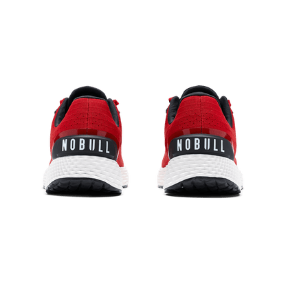 Equestrian Red Classic White Allday 365 Shoe Back Angle.