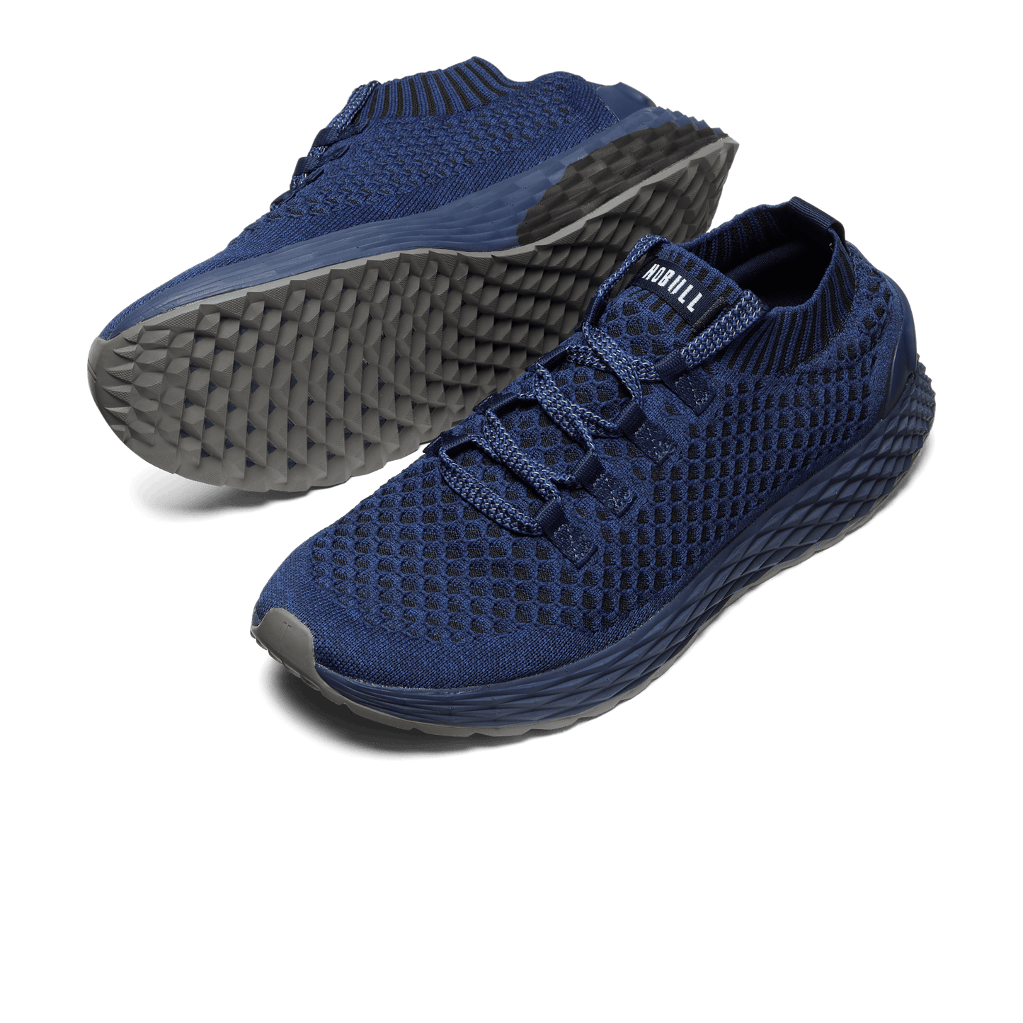 Men's Midnight Navy Allday Knit Shoes Angled