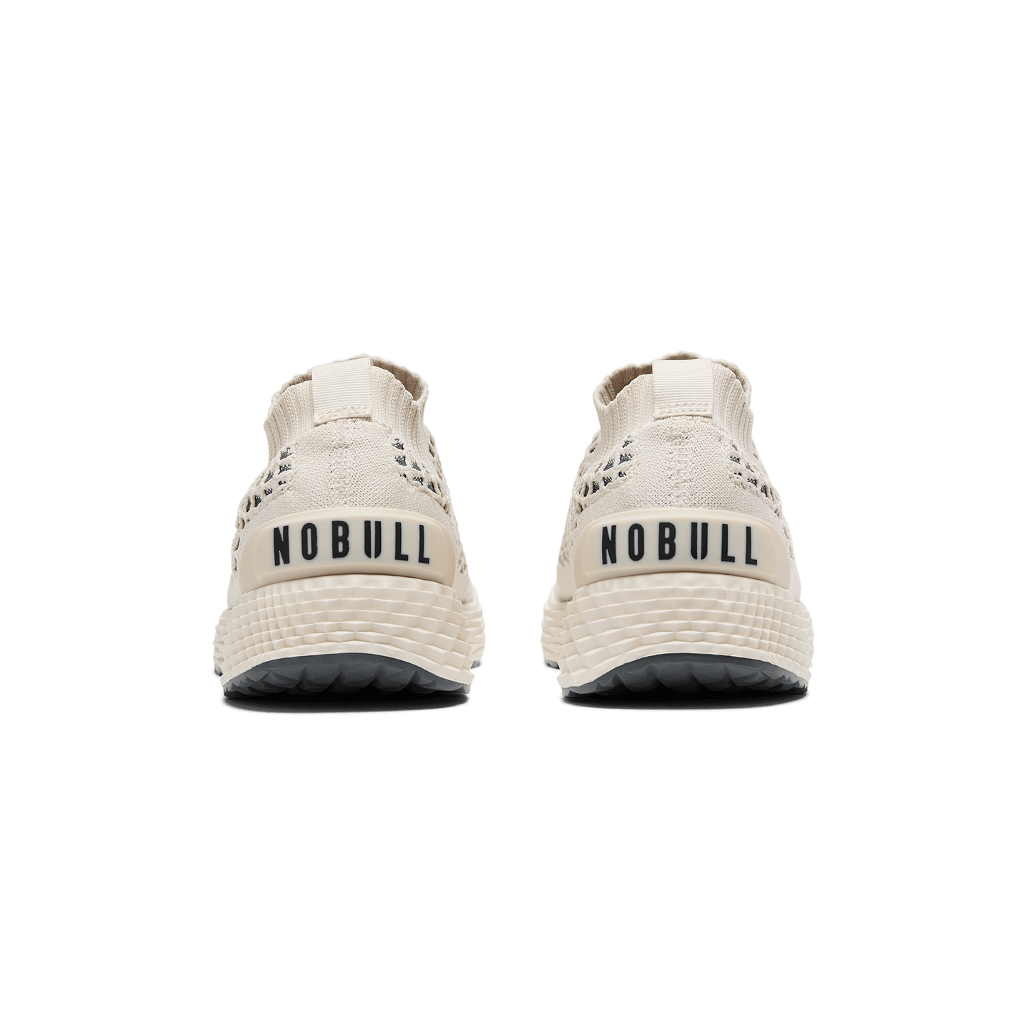 Light Ecru Allday Knit Shoes Back Angle.