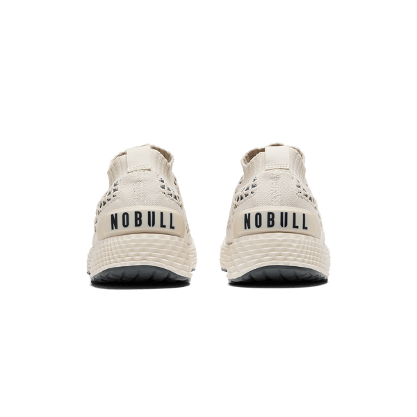 Light Ecru Allday Knit Shoes Back Angle.