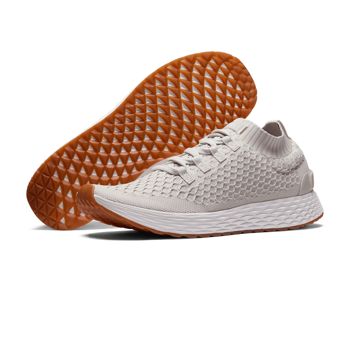 Desert Allday Knit Shoe Angled.