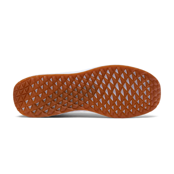 White Gum Allday Knit Shoe Bottom Angle.