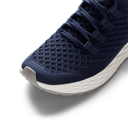 Night Navy Allday Knit Shoe Detail Angle.