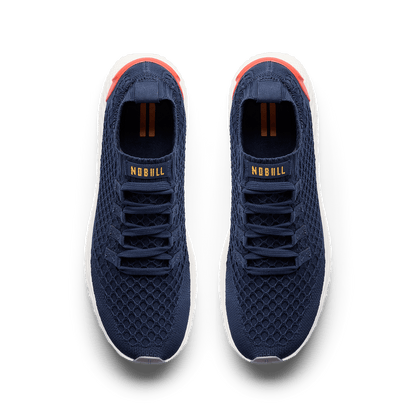 Night Navy Allday Knit Shoe Overhead Angle.