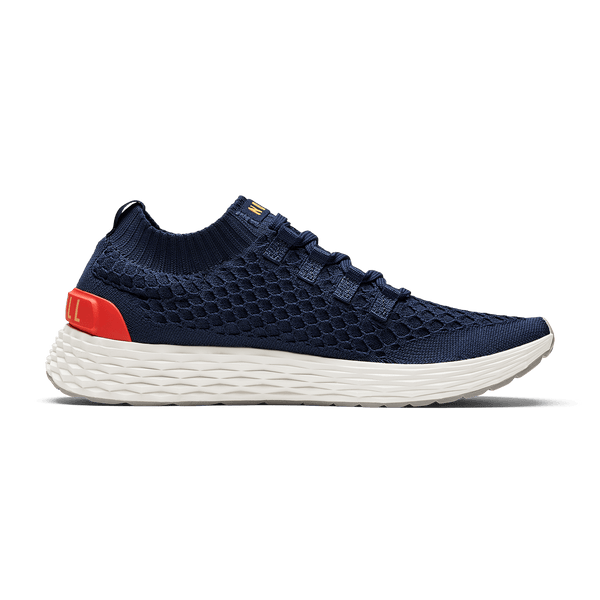 Night Navy Allday Knit Shoe Medial Angle.