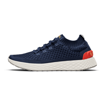 Night Navy Allday Knit Shoe Side Angle.