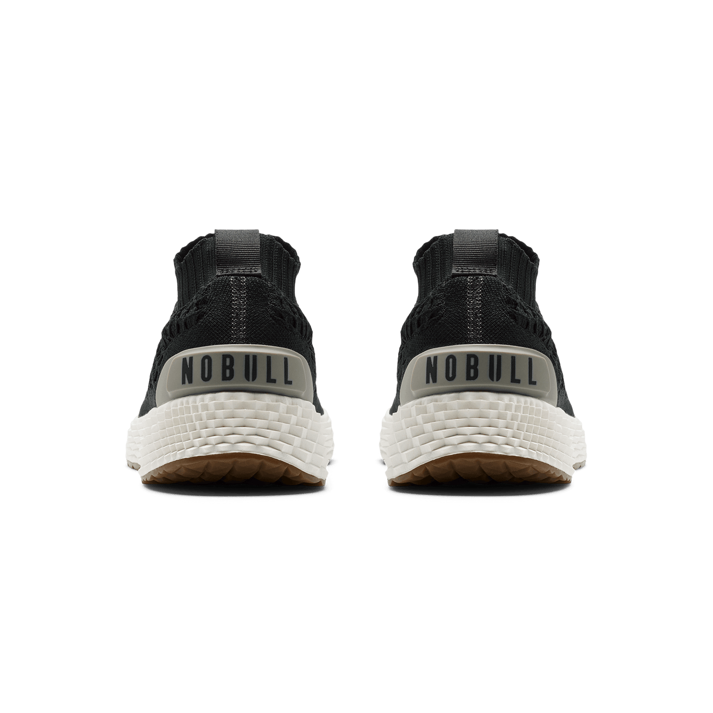 Jet Black Allday Knit Shoe Back Angle.