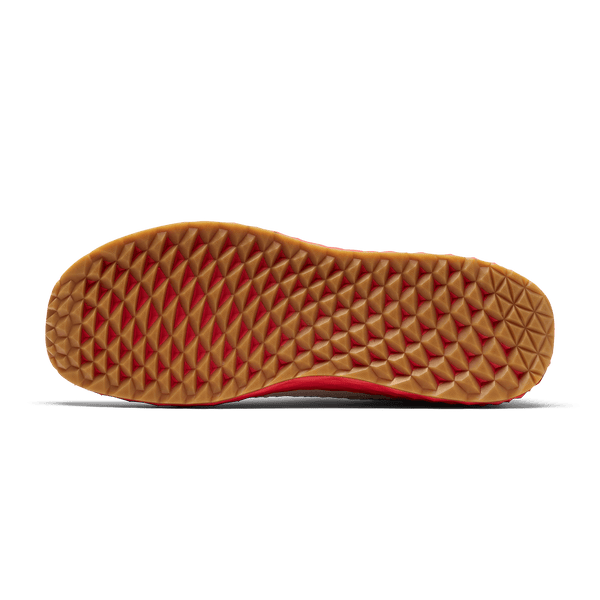 Classic White Punch Allday Knit Shoe Bottom Angle.