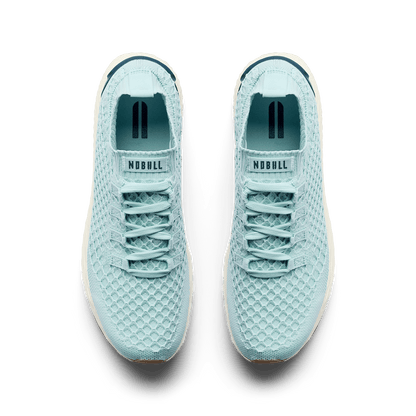 Blue Haze Midnight Allday Knit Shoe Overhead Angle.