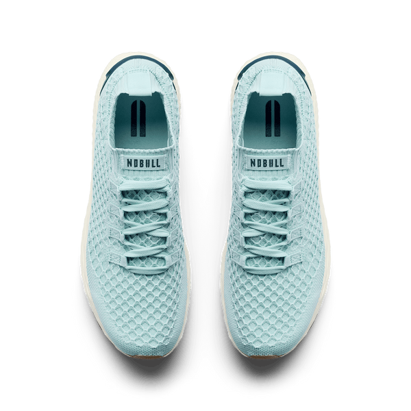 Blue Haze Midnight Allday Knit Shoe Overhead Angle.