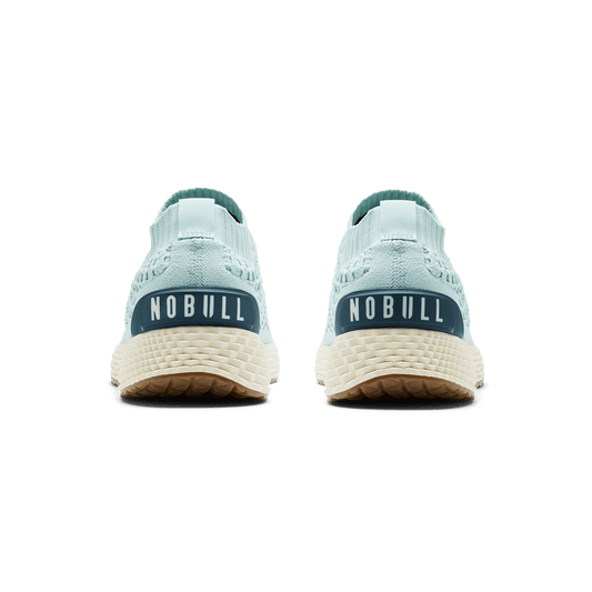 Blue Haze Midnight Allday Knit Shoe Back Angle.