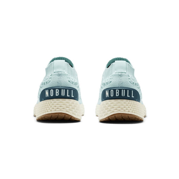 Blue Haze Midnight Allday Knit Shoe Back Angle.