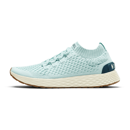 Blue Haze Midnight Allday Knit Shoe Side Angle.
