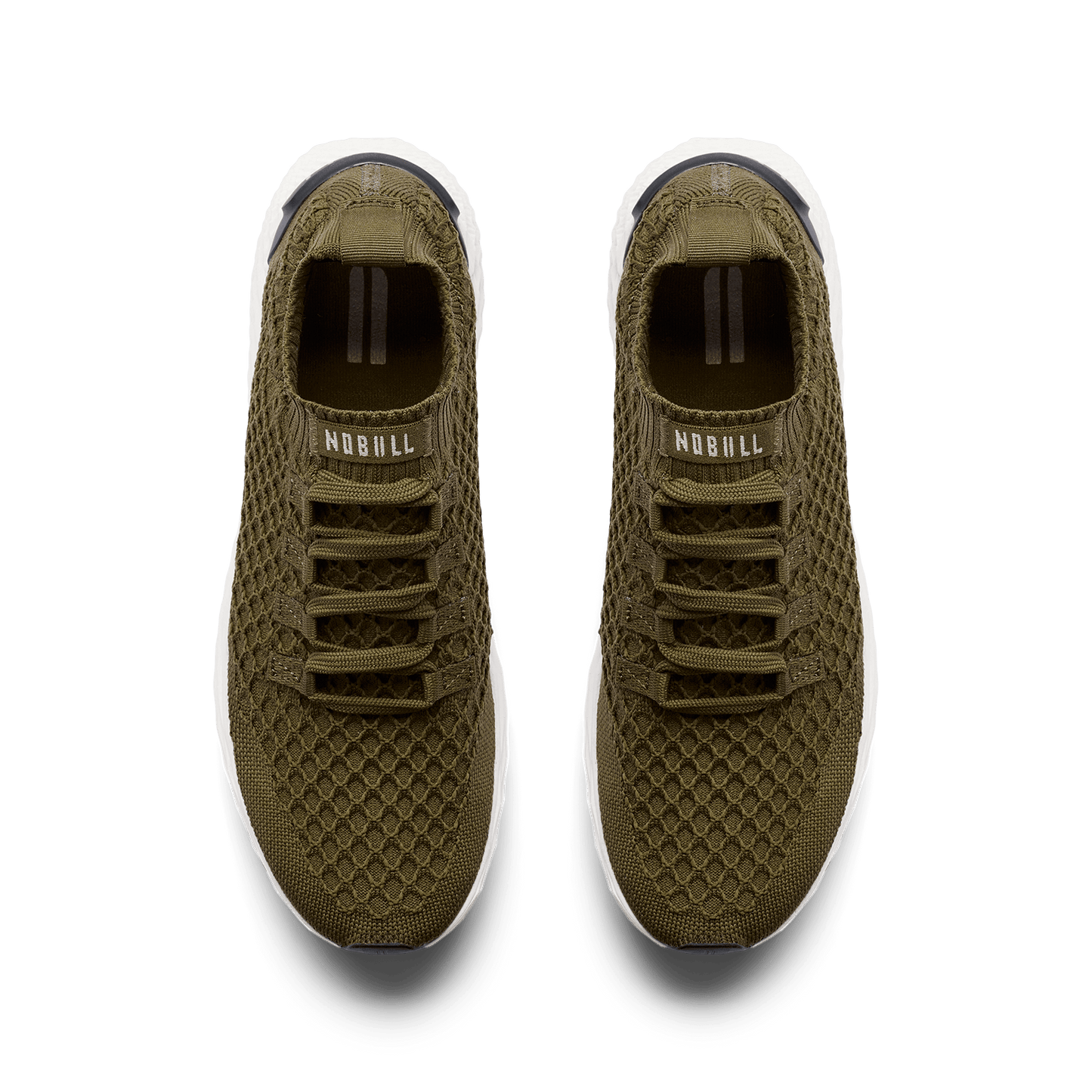 Tactical Green Allday Knit Shoe Overhead Angle.
