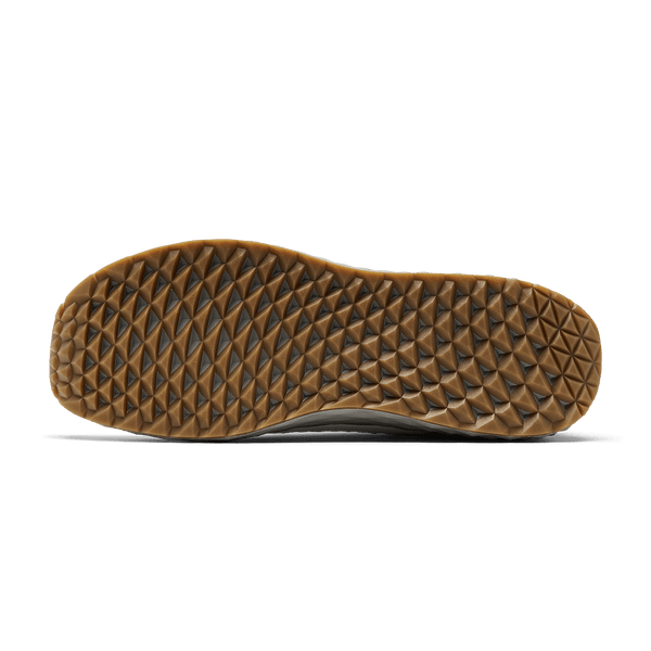 Classic White Ash Allday Knit Shoe Bottom Angle.