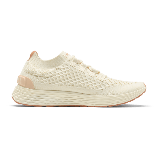 Mineral White Clay Allday Knit Shoe Medial Angle.