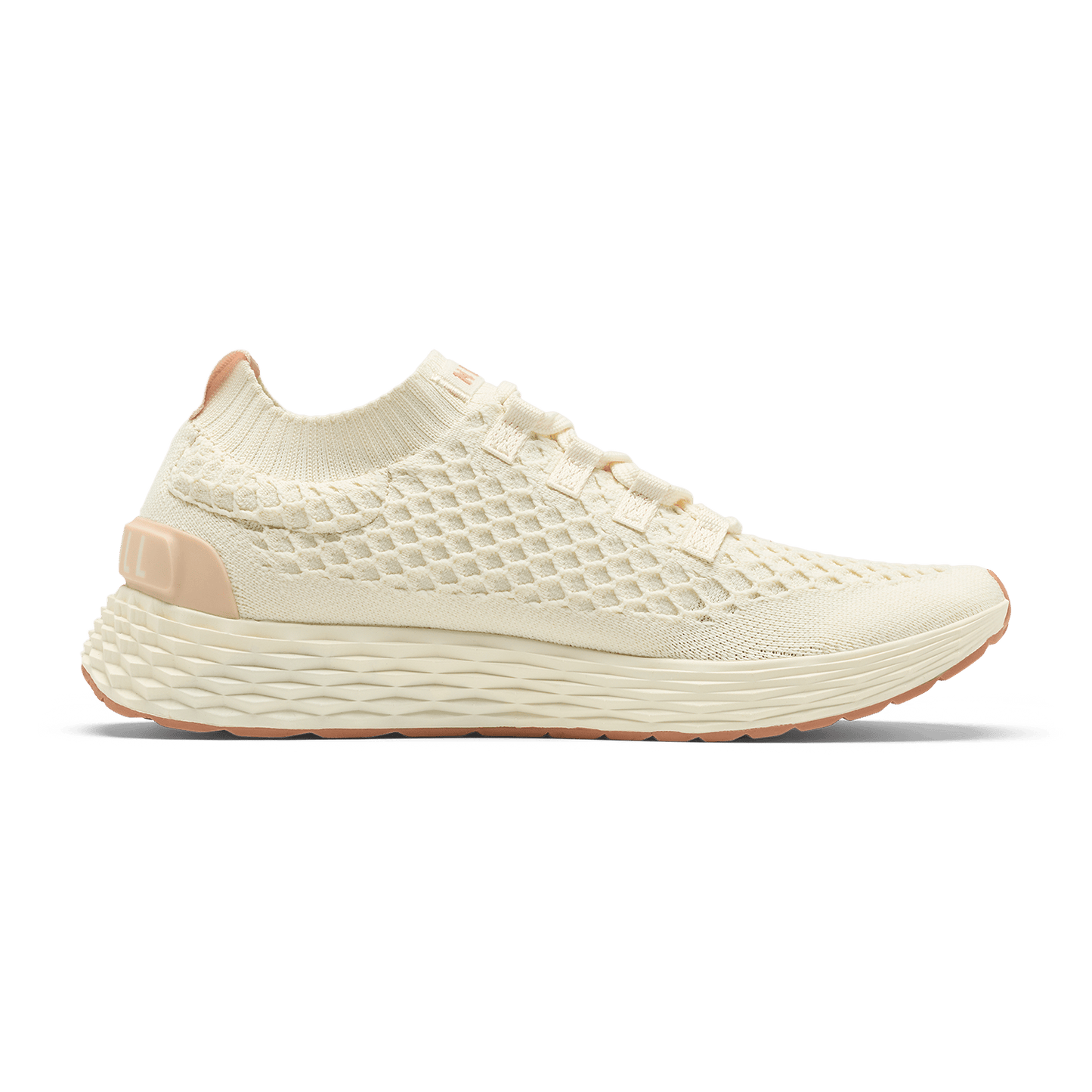 Mineral White Clay Allday Knit Shoe Medial Angle.