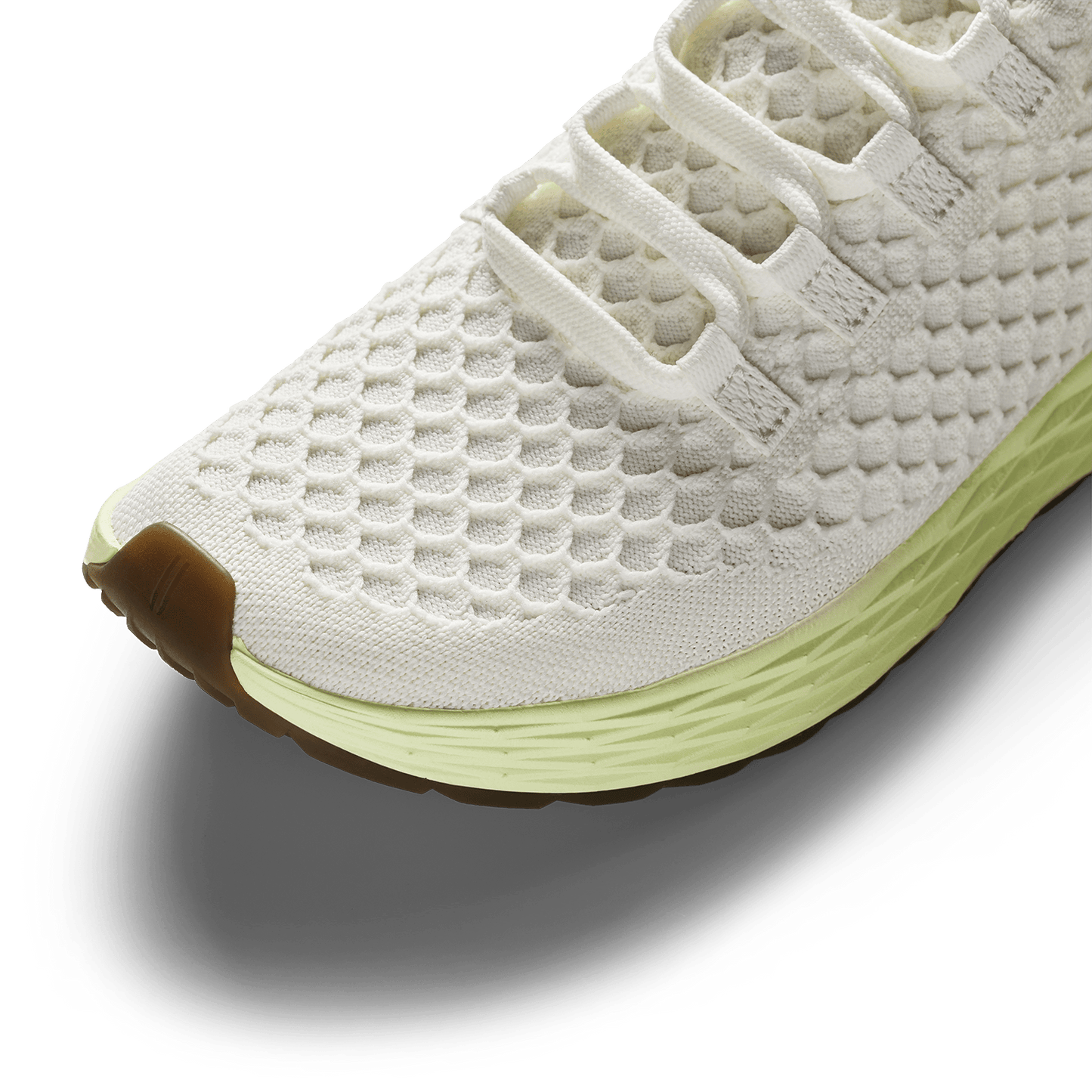 Classic White Pear Allday Knit Shoe Detail Angle.