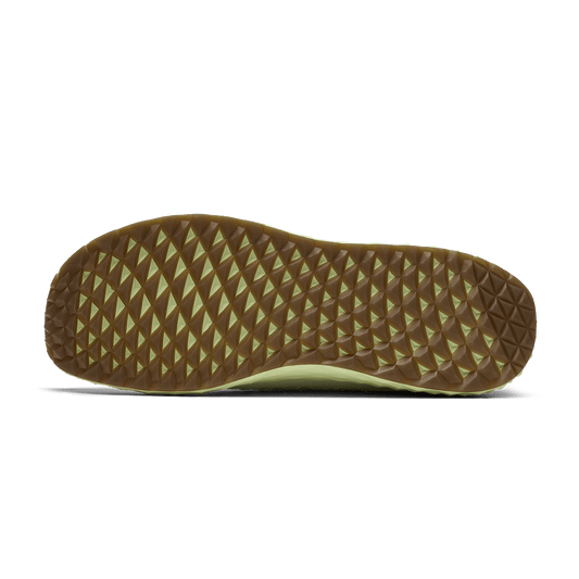 Classic White Pear Allday Knit Shoe Bottom Angle.