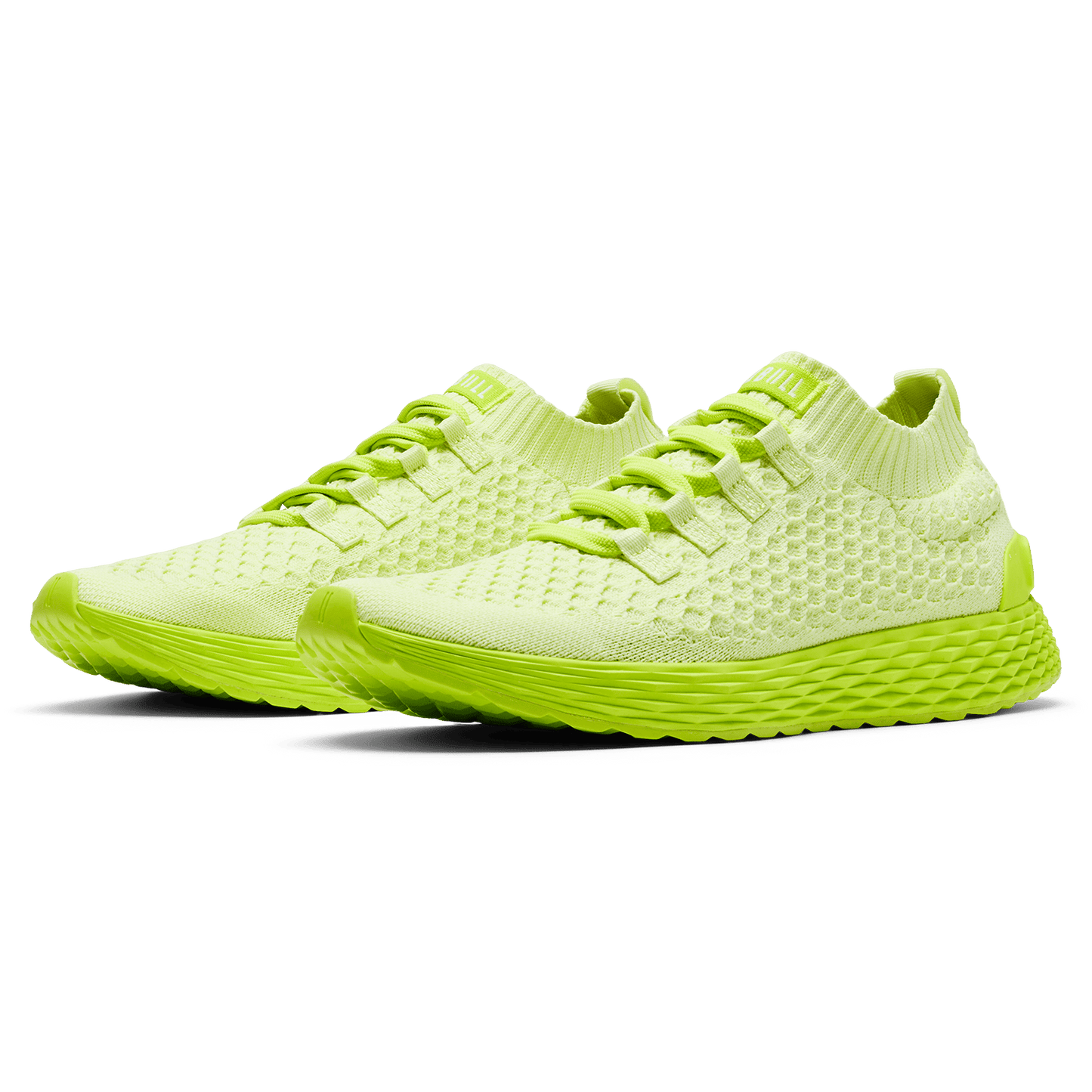 Zest Allday Knit Shoe Front Side Angle.