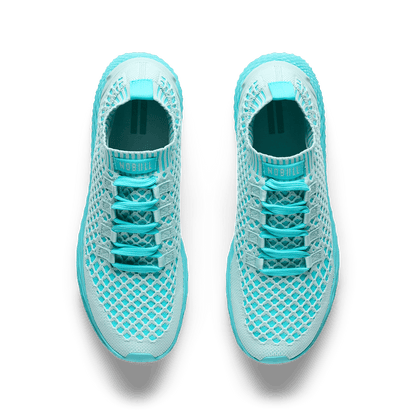 Aqua Wash Allday Knit Shoe Overhead Angle.