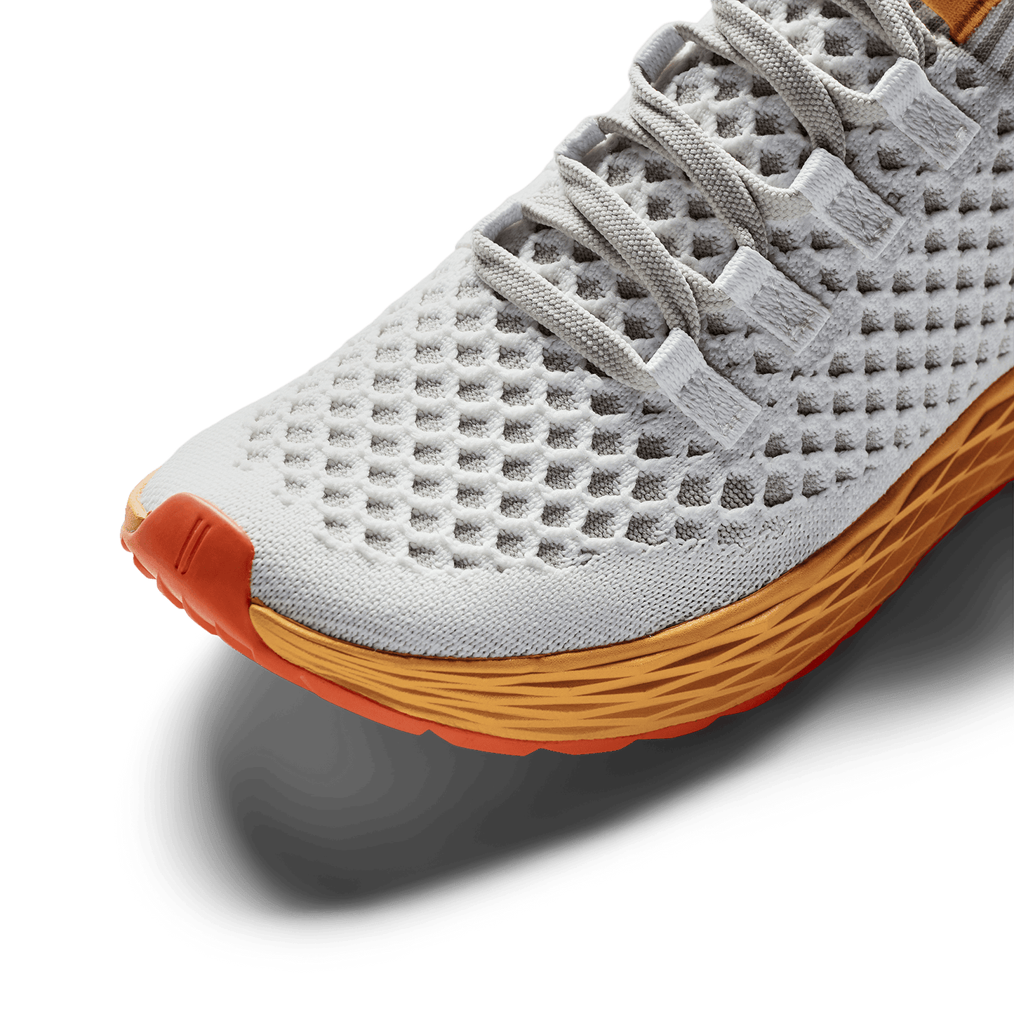Classic White Blaze Allday Knit Shoe Detail Angle.