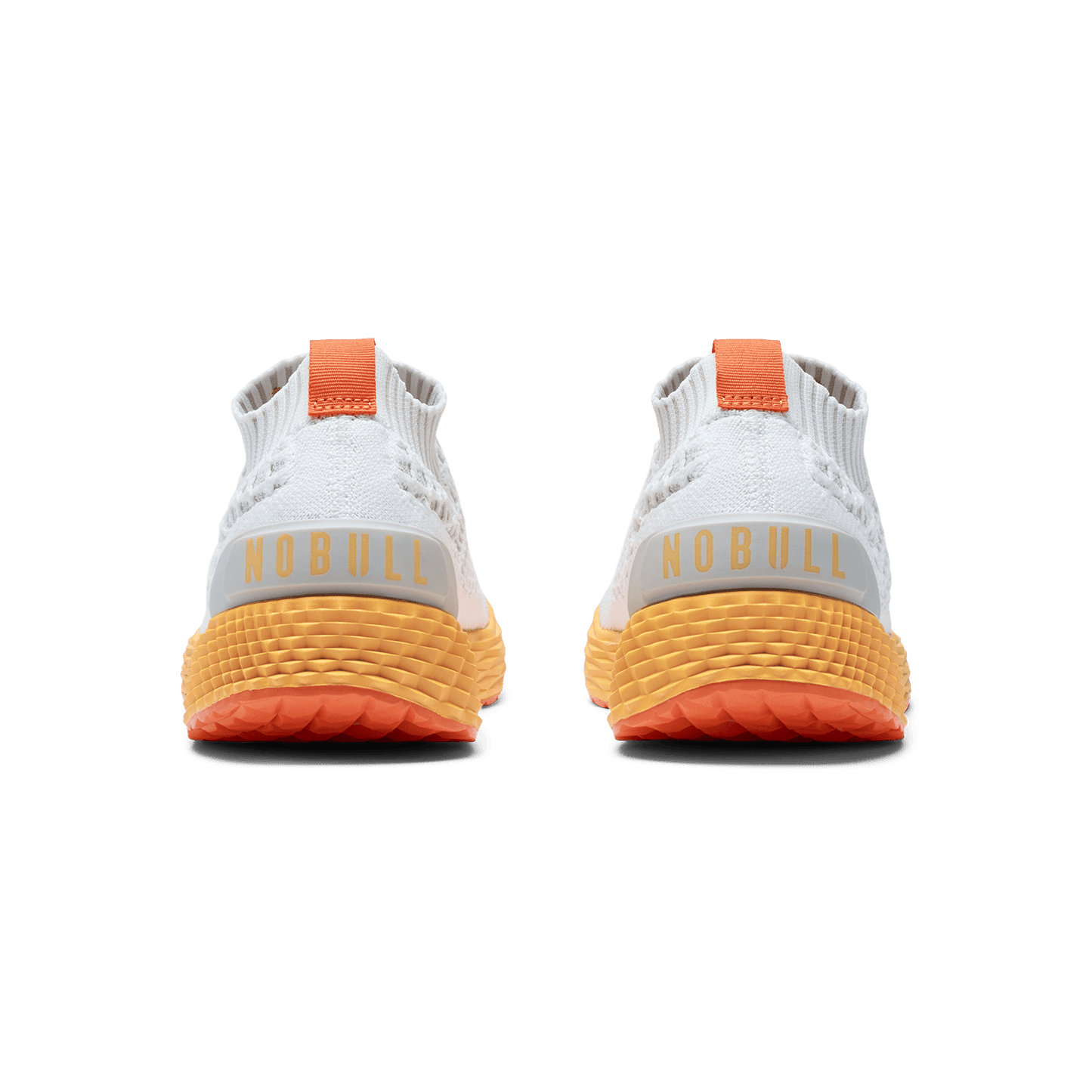 Classic White Blaze Allday Knit Shoe Back Angle.