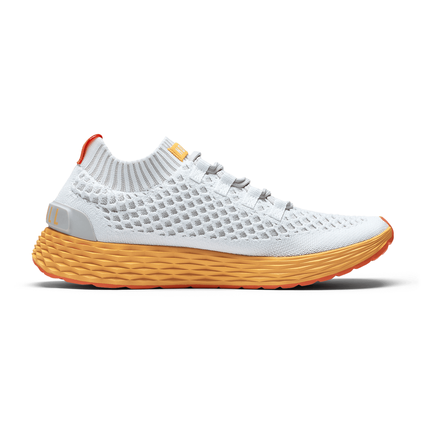 Classic White Blaze Allday Knit Shoe Medial Side Angle.