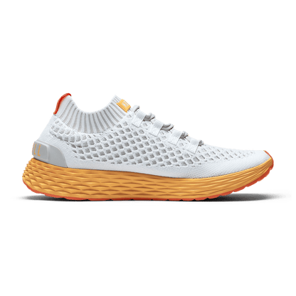 Classic White Blaze Allday Knit Shoe Medial Side Angle.