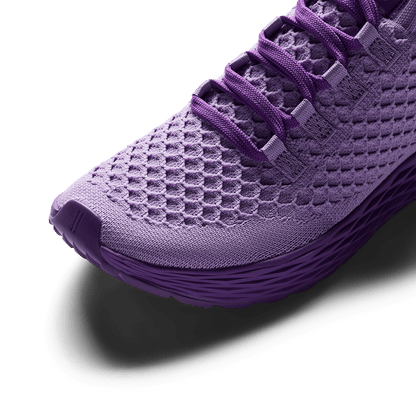 Purple Magic Allday Knit Shoe Detail Angle.