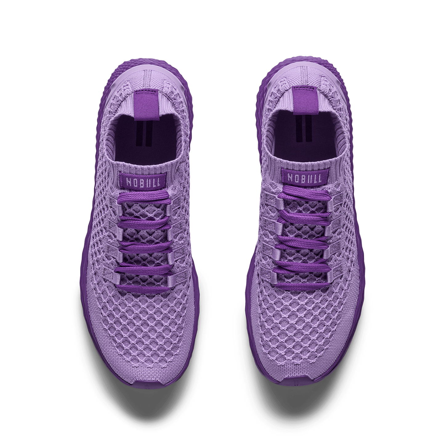Purple Magic Allday Knit Shoe Overhead Angle.