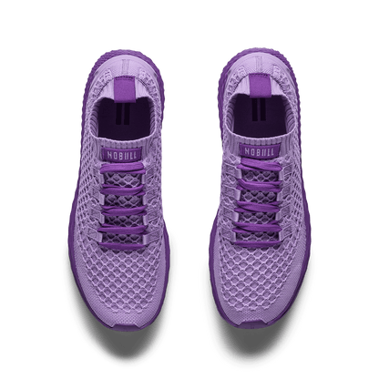 Purple Magic Allday Knit Shoe Overhead Angle.