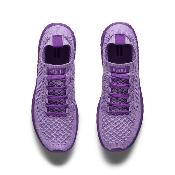 Purple Magic Allday Knit Shoe Overhead Angle.
